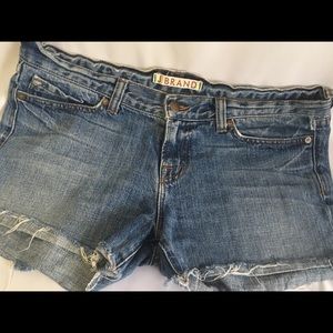 J Brand Denim Low Rose Cut Offs sz 29